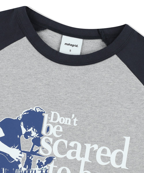ROCKSTAR RAGLAN TEE GREY