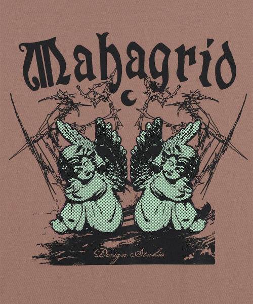 SLEEPING ANGELS TEE RED BEIGE