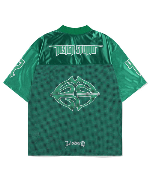 MESH FOOTBALL JERSEY GREEN