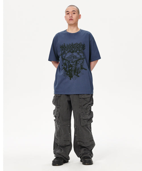HYBRID TEE NAVY