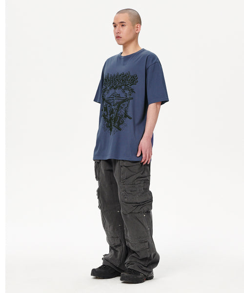 HYBRID TEE NAVY