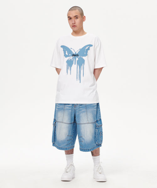 BUTTERFLY GOTH TEE - 2 COLORS