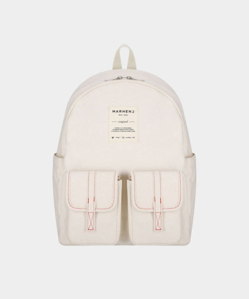 MARK LARGE CANVAS BACKPACK - 2 COLORS BLACK