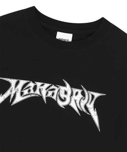 FLAME LOGO CROP TEE - 2 COLORS BLACK