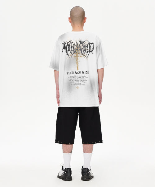TEEN AGE RIOT WASHED TEE - 2 COLORS