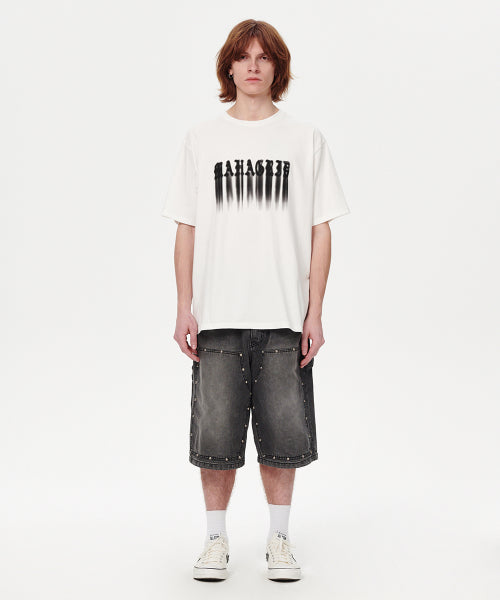 MOTION BLUR TEE WHITE