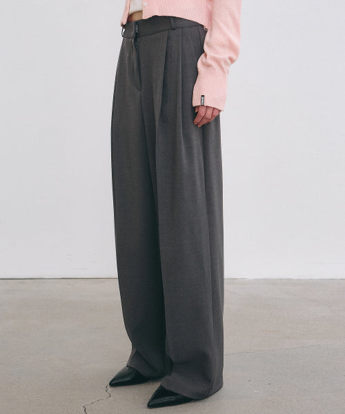 MINIMAL CLASSIC LOOSE FIT SLACKS #徐睿知同款! - 3 COLORS GREY