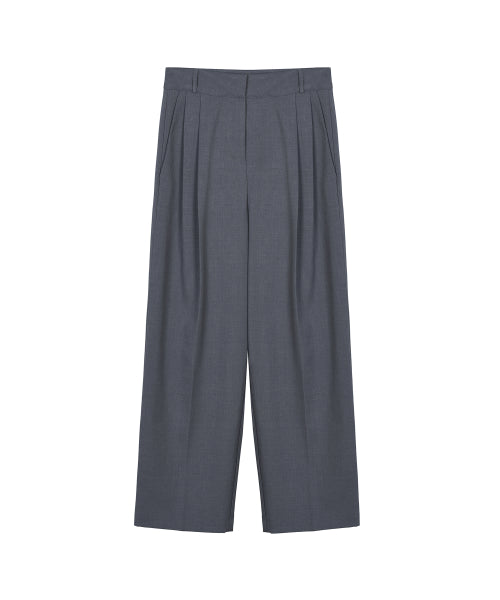 MINIMAL CLASSIC LOOSE FIT SLACKS #徐睿知同款! - 3 COLORS GREY