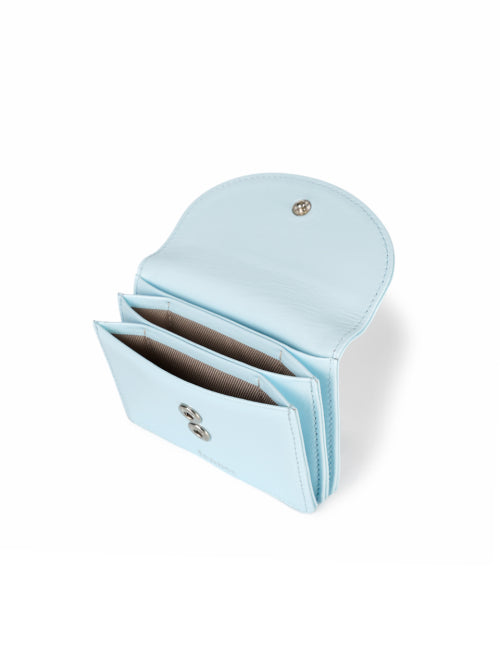 CRINKLE HALFMOON ACCORDION POCKET - 10 COLORS BLUE