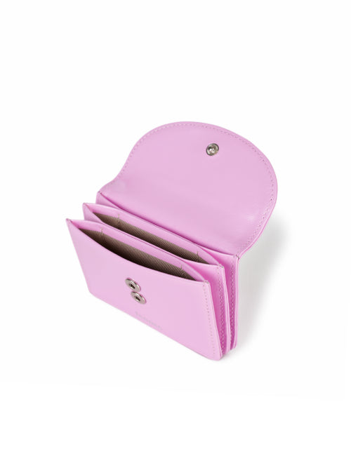 CRINKLE HALFMOON ACCORDION POCKET - 10 COLORS PINK