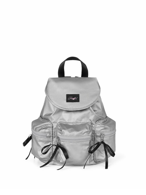 BERRY POCKET BACKPACK CHECK - 3 COLORS SILVER