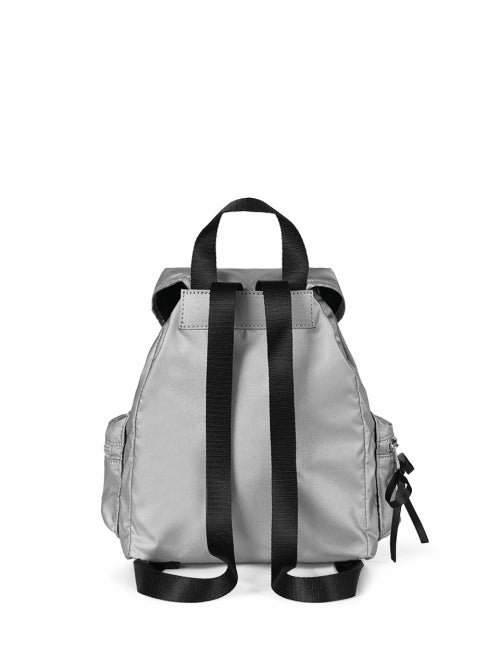 BERRY POCKET BACKPACK CHECK - 3 COLORS SILVER