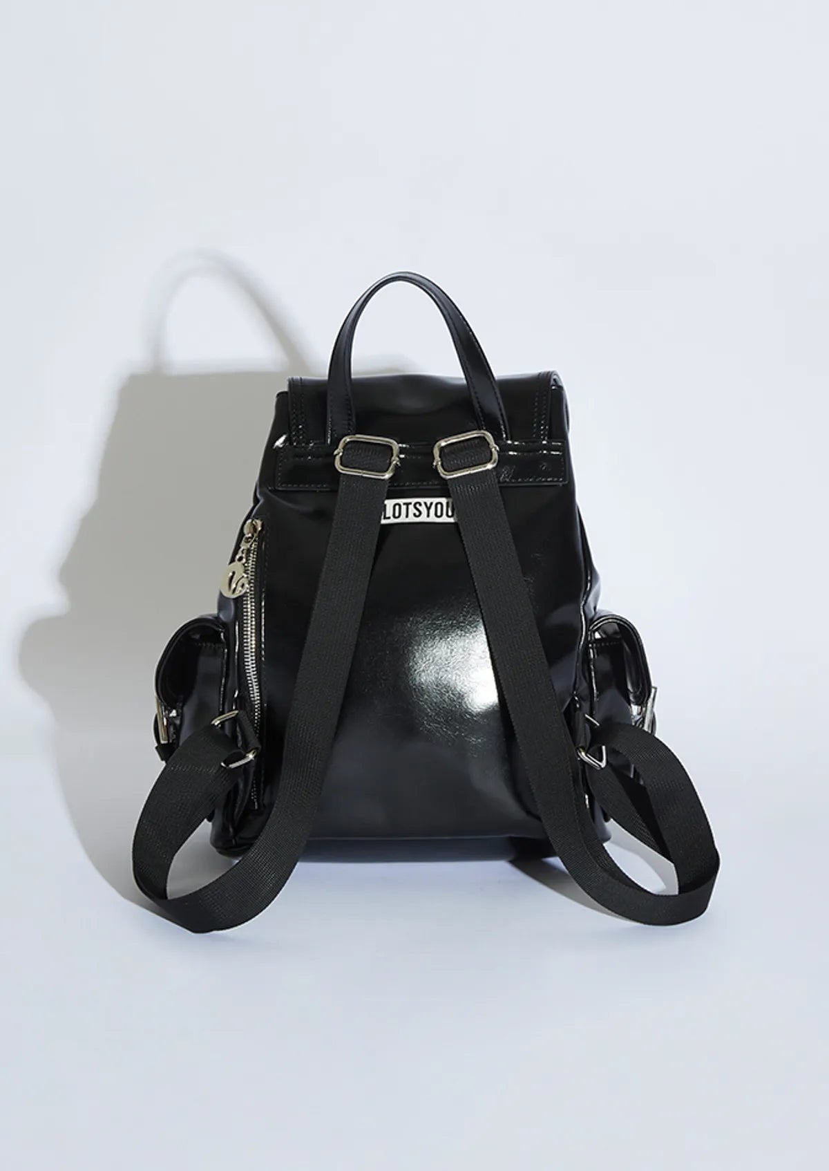 Nostalgia chubby Backpack Leather Black