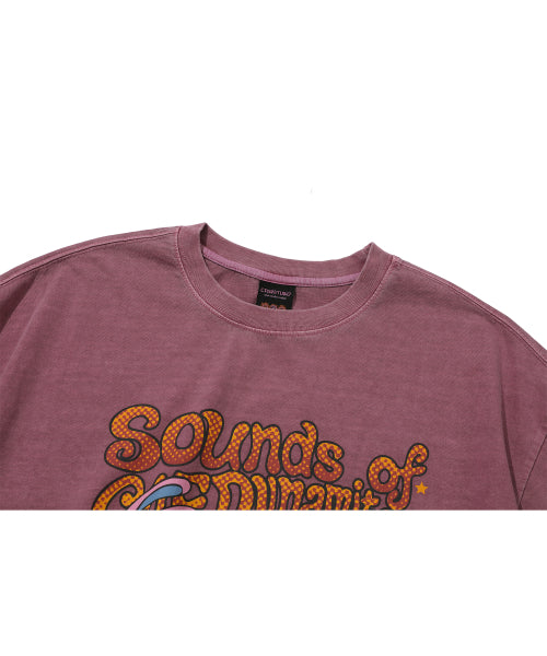 HOPPI TRIO PIGMENT SHORT SLEEVE TEE - 2 COLORS DUSTY PINK