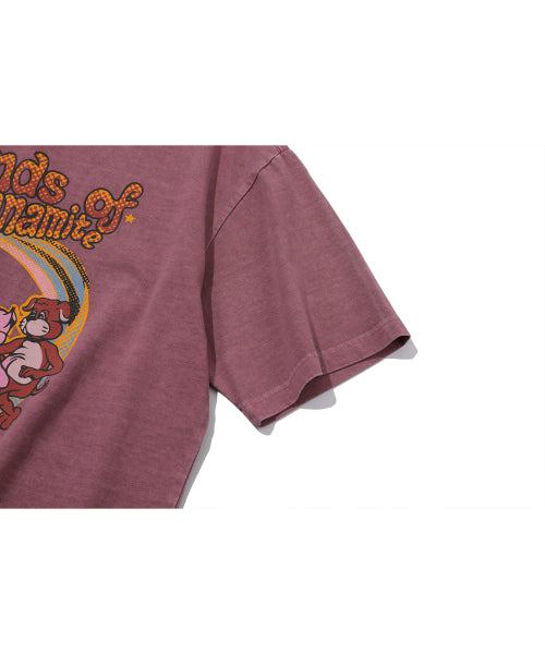 HOPPI TRIO PIGMENT SHORT SLEEVE TEE - 2 COLORS DUSTY PINK