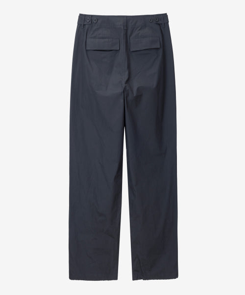 WIDE FIT STRING PARACHUTE PANTS - 2 COLORS DARK GREY