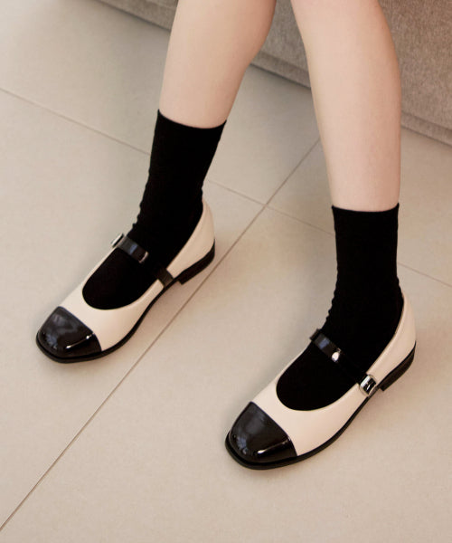 MARY JANE FLAT IVORY