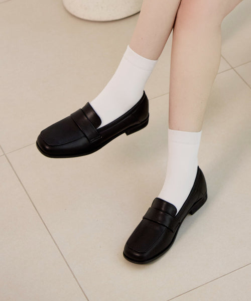 SQUARE TOE BLACK