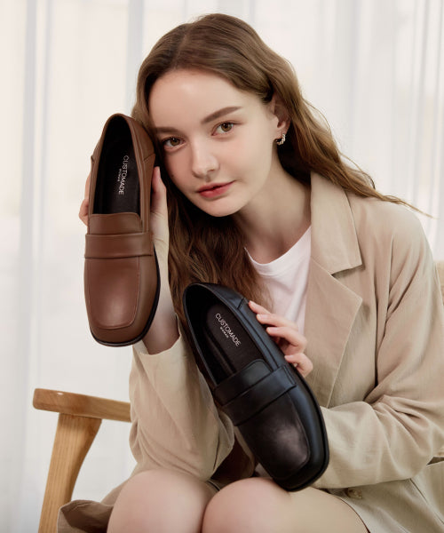 SQUARE TOE BROWN