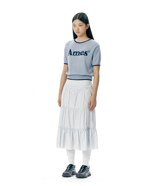 BASIC LOGO KNIT - 2 COLORS BLUE