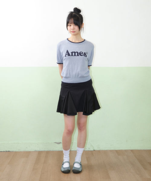 BASIC LOGO KNIT - 2 COLORS BLUE