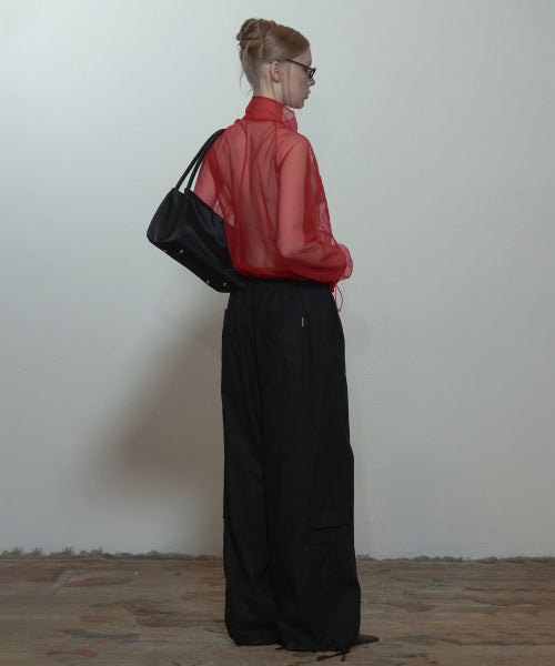 LINEN CARGO JOGGER PANTS - 3 COLORS BLACK