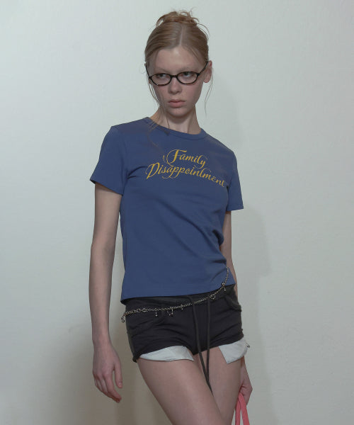 FAMILY DISAPPOINTMENT TEE - 3 COLORS BLUE