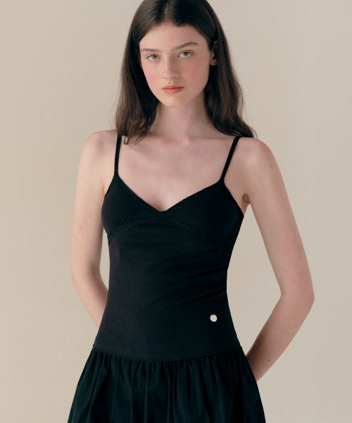 LACE SLEEVELESS TOP - 2 COLORS BLACK
