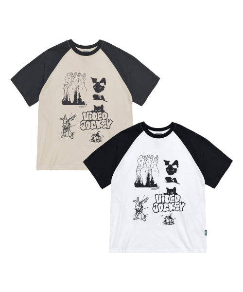 OUR NIGHT IS BEAUTIFUL RAGLAN TEE