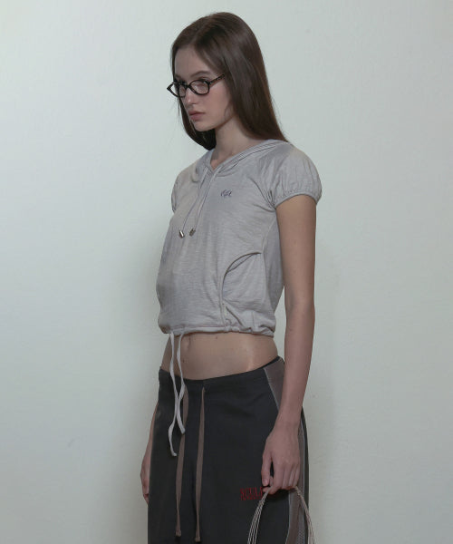 RAGLAN HOODIE TEE BLUSH - 3 COLORS AS SHOWN
