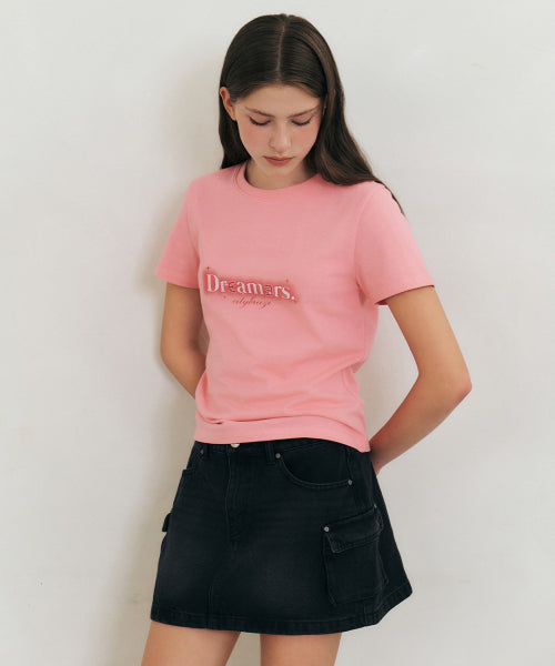 LETTERING SHORT SLEEVE TEE