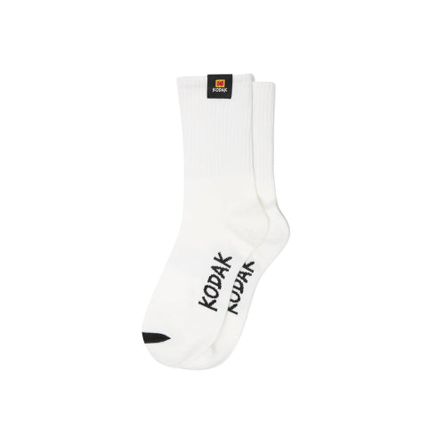 KODAK COLOR LABEL CREW SOCKS 5PC - 2 COLORS AS SHOWN