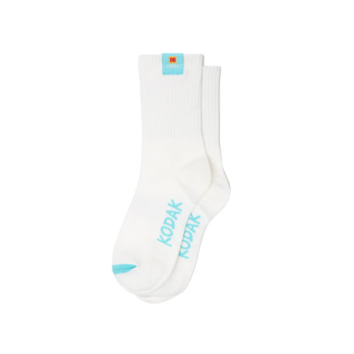 KODAK COLOR LABEL CREW SOCKS 5PC - 2 COLORS AS SHOWN