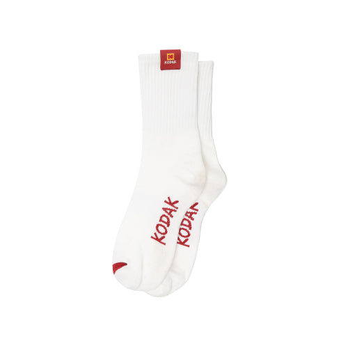 KODAK COLOR LABEL CREW SOCKS 5PC - 2 COLORS AS SHOWN