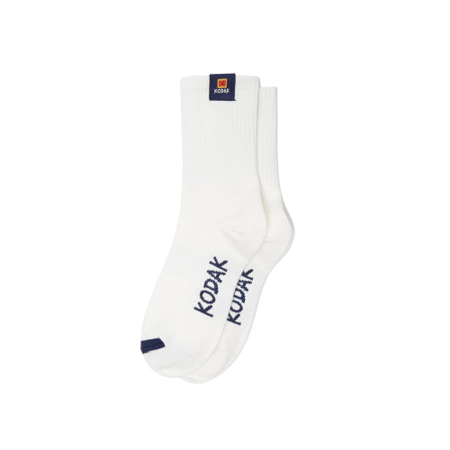 KODAK COLOR LABEL CREW SOCKS 5PC - 2 COLORS AS SHOWN