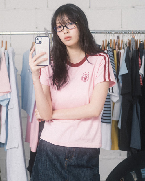 W LLF UNIFORM TEE - 4 COLORS PINK