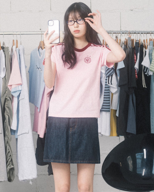 W LLF UNIFORM TEE - 4 COLORS PINK