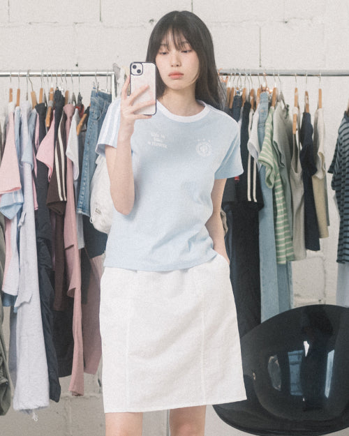 W LLF UNIFORM TEE - 4 COLORS SKY BLUE