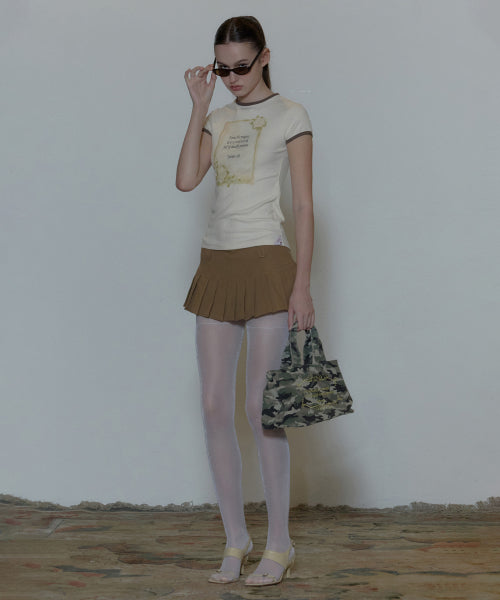 ROSE RINGER TEE RAW AS SHOWN