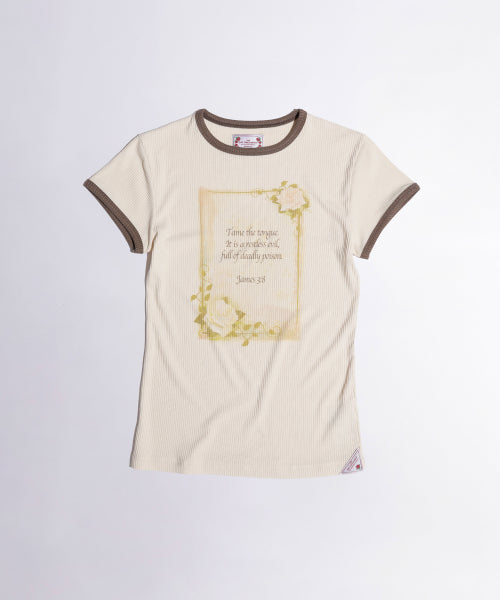 ROSE RINGER TEE RAW AS SHOWN