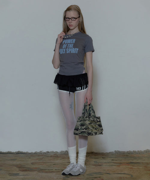 SPIRIT BABY TEE - 3 COLORS CHARCOAL
