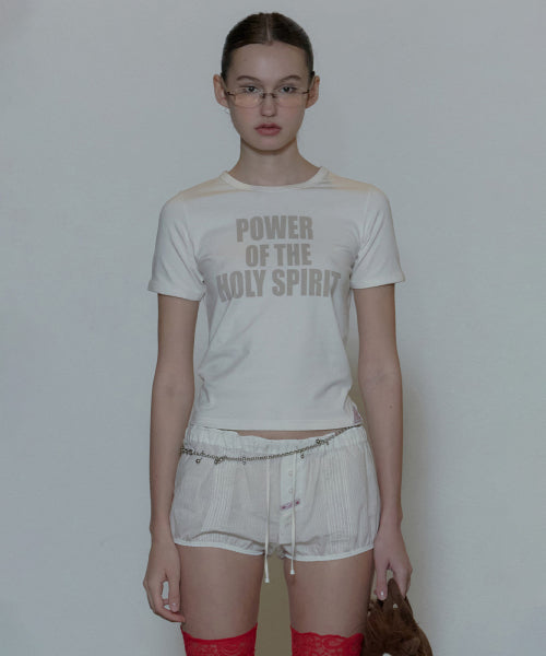 SPIRIT BABY TEE - 3 COLORS IVORY