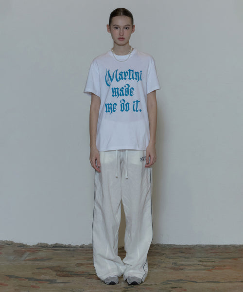 MARTINI MADE ME DO IT TEE WHITE