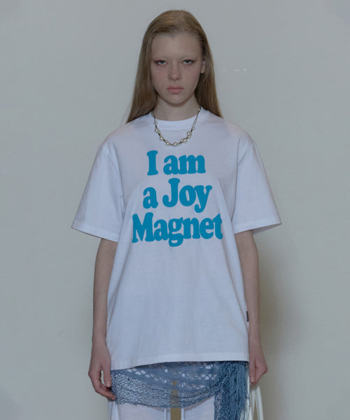 I AM A JOY MAGNET TEE - 2 COLORS WHITE