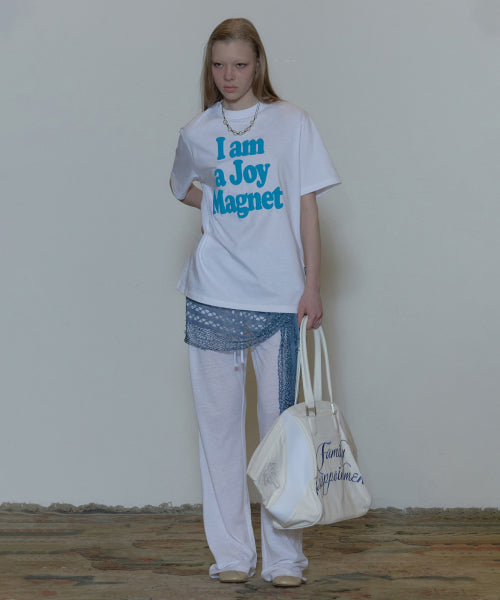 I AM A JOY MAGNET TEE - 2 COLORS WHITE