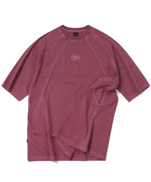 CP PIGMENT PANEL SHORT SLEEVE TEE - 2 COLORS PINK