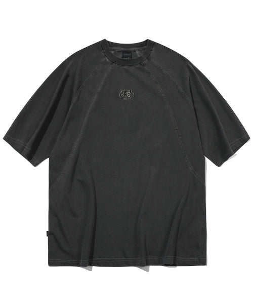 CP PIGMENT PANEL SHORT SLEEVE TEE - 2 COLORS BLACK