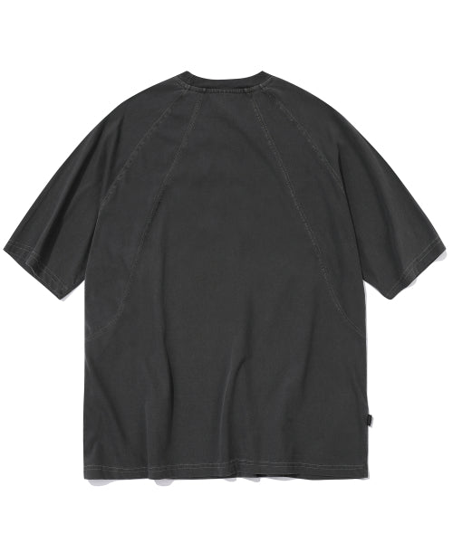 CP PIGMENT PANEL SHORT SLEEVE TEE - 2 COLORS BLACK