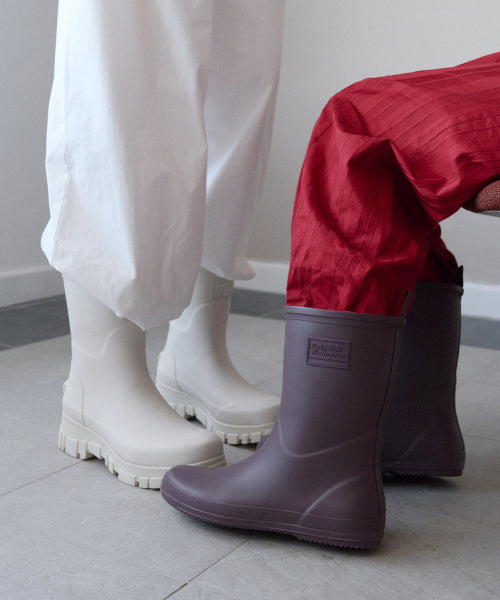 EBBY RAIN BOOTS MIDDLE - 6 COLORS BLACK