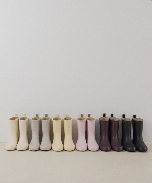 EBBY RAIN BOOTS MIDDLE - 6 COLORS BLACK